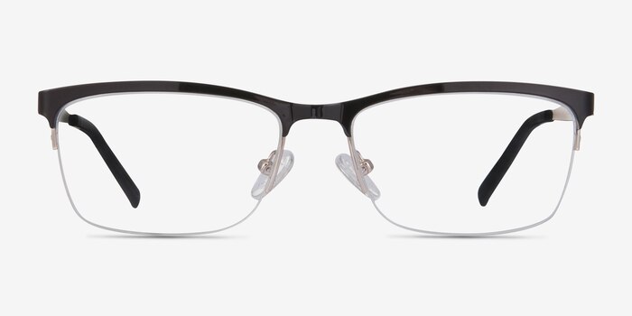 Rally Black Metal Eyeglass Frames from EyeBuyDirect