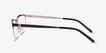 Rally Black MetalEyeglass Frames from EyeBuyDirect, Side View