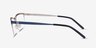 Rally Navy MetalEyeglass Frames from EyeBuyDirect, Side View