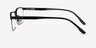 Singapore Matte Black MetalEyeglass Frames from EyeBuyDirect, Side View