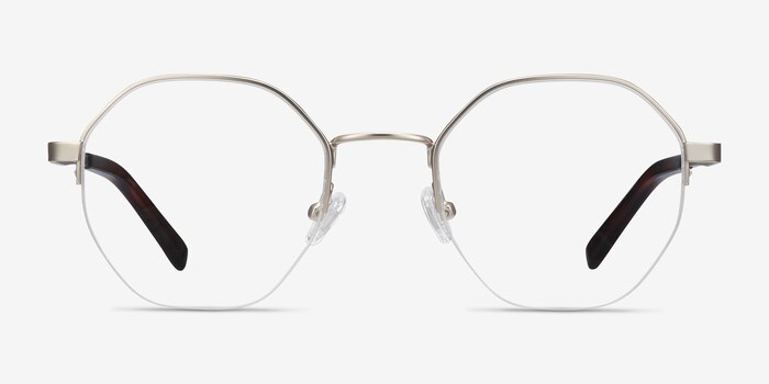 Cowen Silver Metal Eyeglass Frames from EyeBuyDirect