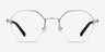 Cowen Silver MetalEyeglass Frames from EyeBuyDirect, Front View