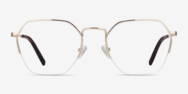 Cruz Gold Metal Eyeglass Frames
