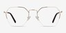 Cruz Gold MetalEyeglass Frames from EyeBuyDirect, Front View