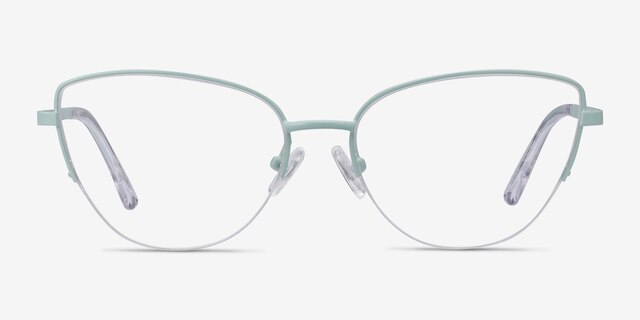 Star Mint MetalEyeglass Frames from EyeBuyDirect, Front View