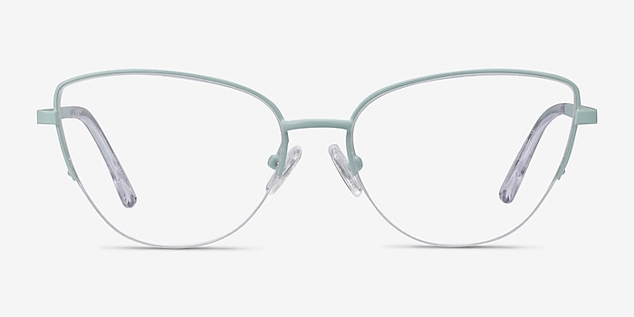 Star Mint Metal Eyeglass Frames from EyeBuyDirect