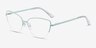 Star Mint MetalEyeglass Frames from EyeBuyDirect, Angle View