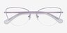 Star Lavender MetalEyeglass Frames from EyeBuyDirect, Closed View