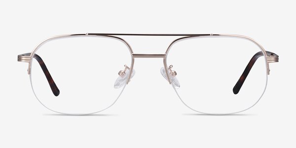 Carlson Gold Acetate-metal Eyeglass Frames