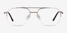Carlson Gold Acetate-metalEyeglass Frames from EyeBuyDirect, Front View