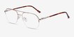 Carlson Gold Acetate, MetalEyeglass Frames from EyeBuyDirect, Angle View