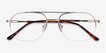Carlson Gold Acetate, MetalEyeglass Frames from EyeBuyDirect, Closed View