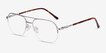 Carlson Silver Acetate, MetalEyeglass Frames from EyeBuyDirect, Angle View