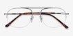 Carlson Silver Acetate, MetalEyeglass Frames from EyeBuyDirect, Closed View