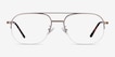 Carlson Bronze Acetate, MetalEyeglass Frames from EyeBuyDirect, Front View