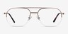 Carlson Bronze Acetate-metalEyeglass Frames from EyeBuyDirect, Front View