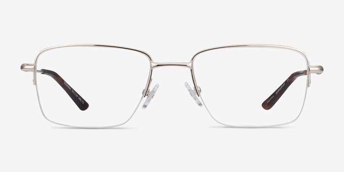 Dominic Gold Metal Eyeglass Frames from EyeBuyDirect