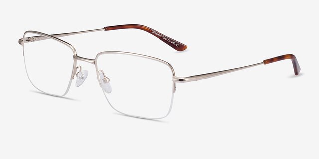Dominic Gold MetalEyeglass Frames from EyeBuyDirect, Angle View