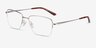 Dominic Gold MetalEyeglass Frames from EyeBuyDirect, Angle View