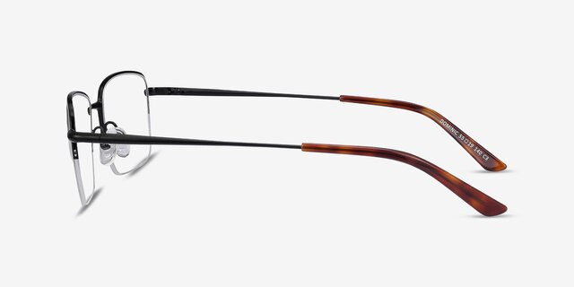 Dominic Black MetalEyeglass Frames from EyeBuyDirect, Side View