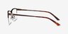 Jasper Coffee MetalEyeglass Frames from EyeBuyDirect, Side View