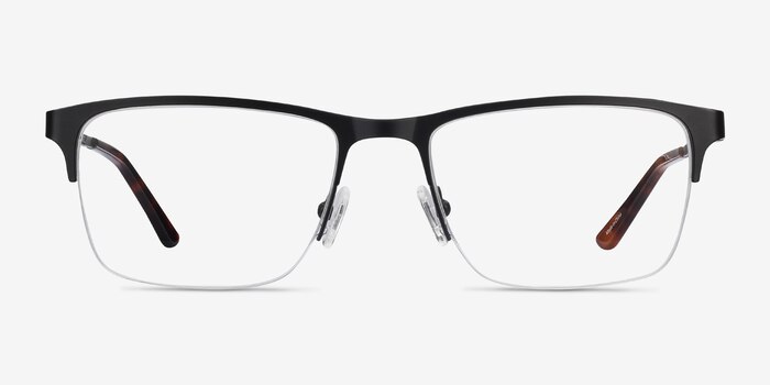 Jasper Black Metal Eyeglass Frames from EyeBuyDirect