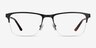 Jasper Black MetalEyeglass Frames from EyeBuyDirect, Front View