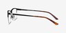 Jasper Black MetalEyeglass Frames from EyeBuyDirect, Side View