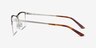 Jasper Argenté MétalMontures de lunettes de vue d'EyeBuyDirect, Vue de Côté