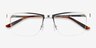 Jasper Argenté MétalMontures de lunettes de vue d'EyeBuyDirect, Vue Rapprochée