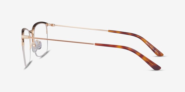 Owen Coffee MetalEyeglass Frames from EyeBuyDirect, Side View