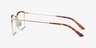 Owen Coffee MetalEyeglass Frames from EyeBuyDirect, Side View