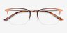 Owen Coffee MetalEyeglass Frames from EyeBuyDirect, Closed View
