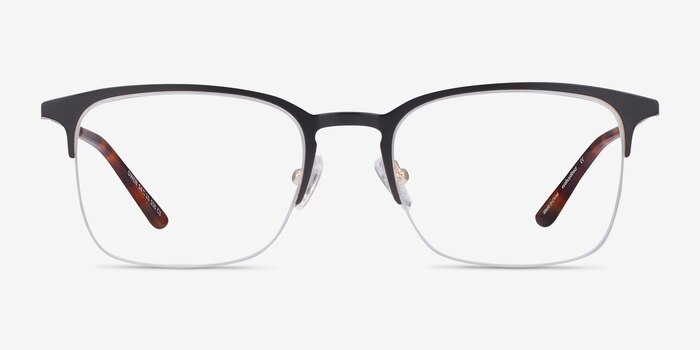Owen Black Metal Eyeglass Frames from EyeBuyDirect