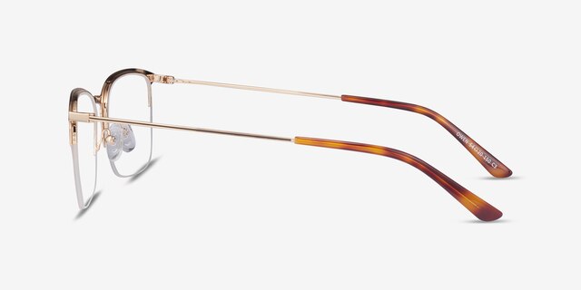 Owen Noir MétalMontures de lunettes de vue d'EyeBuyDirect, Vue de Côté
