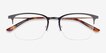 Owen Black MetalEyeglass Frames from EyeBuyDirect, Closed View
