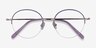 Takashi Purple & Gold MetalEyeglass Frames from EyeBuyDirect, Closed View