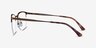 Quinton Bronze MetalEyeglass Frames from EyeBuyDirect, Side View