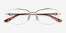 Rachel Gold MetalEyeglass Frames from EyeBuyDirect, Closed View