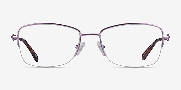 Rachel Purple Metal Eyeglass Frames