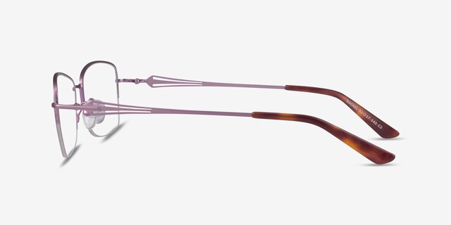 Rachel Purple MetalEyeglass Frames from EyeBuyDirect, Side View