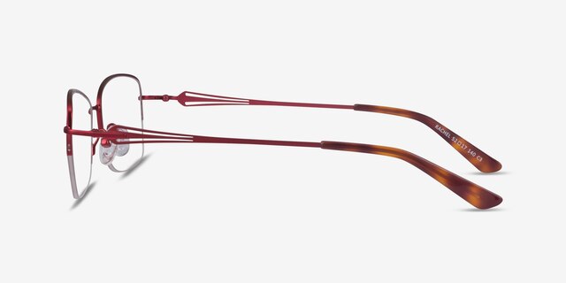 Rachel Burgundy MetalEyeglass Frames from EyeBuyDirect, Side View