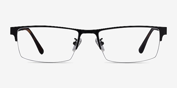 Travis Black Metal Eyeglass Frames