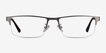 Travis Silver MetalEyeglass Frames from EyeBuyDirect, Front View