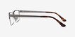 Travis Silver MetalEyeglass Frames from EyeBuyDirect, Side View