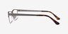 Travis Silver MetalEyeglass Frames from EyeBuyDirect, Side View