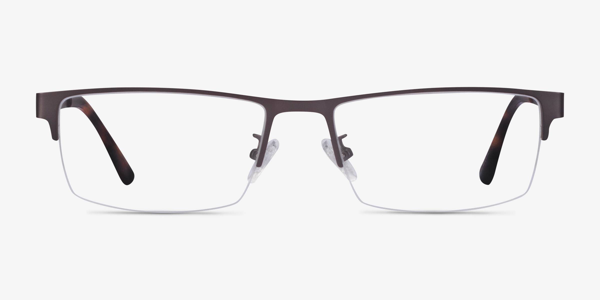 Travis Rectangle Gunmetal Glasses for Men Eyebuydirect