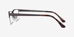 Travis Gunmetal MetalEyeglass Frames from EyeBuyDirect, Side View