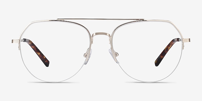Breathe Gold Metal Eyeglass Frames from EyeBuyDirect