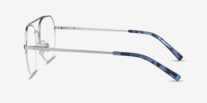 Breathe Argenté Métal Montures de lunettes de vue d'EyeBuyDirect